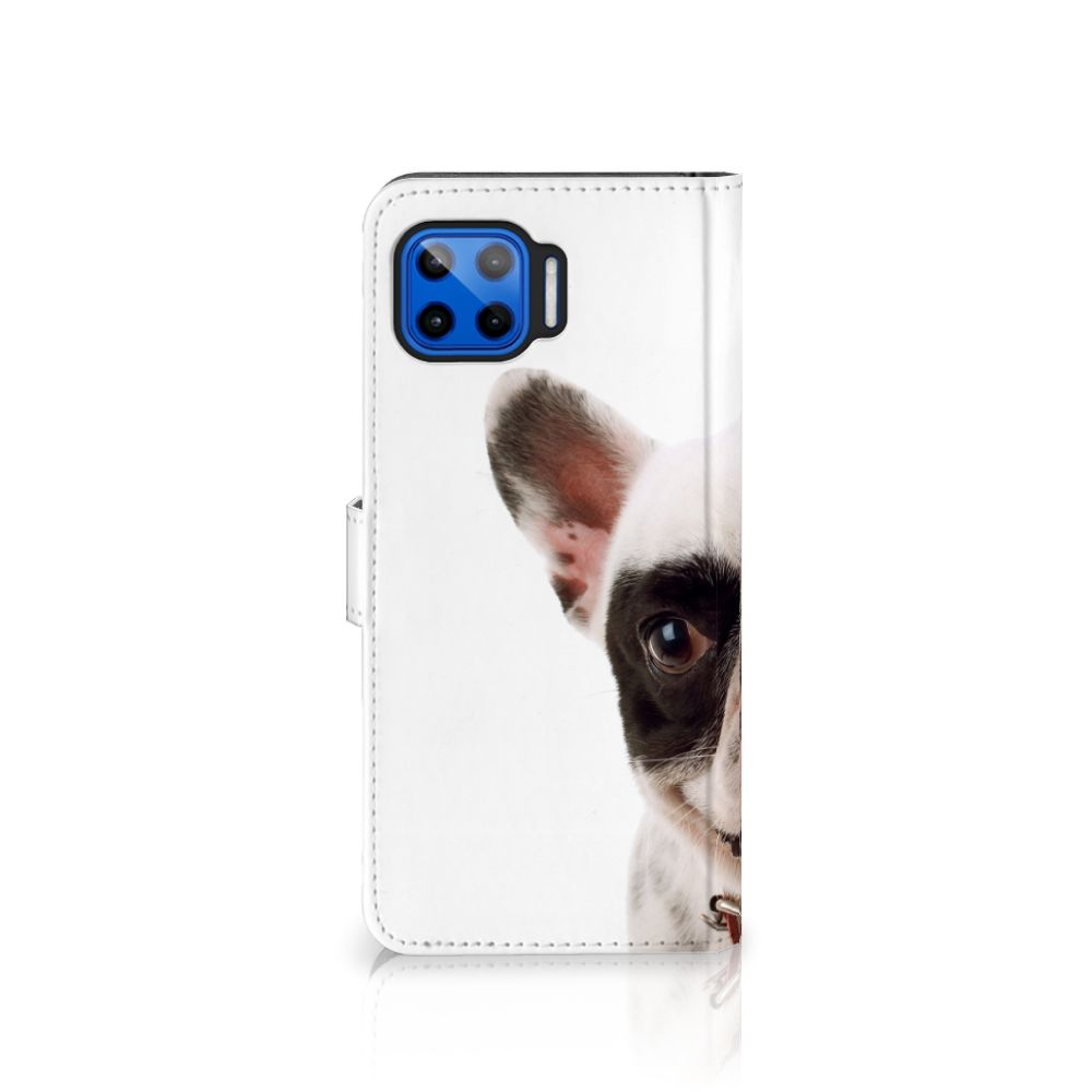 Motorola Moto G 5G Plus Telefoonhoesje met Pasjes Franse Bulldog