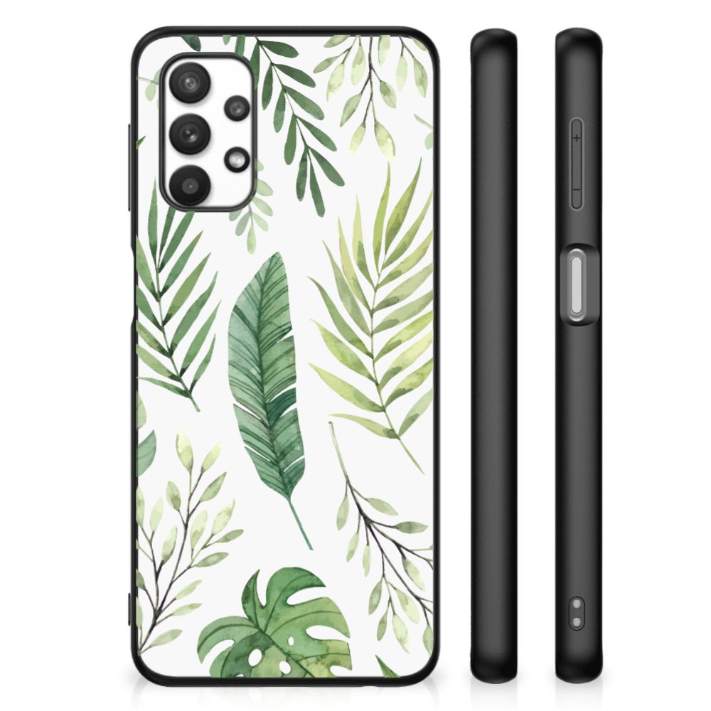 Samsung Galaxy A32 5G Bloemen Hoesje Leaves B2C Telecom