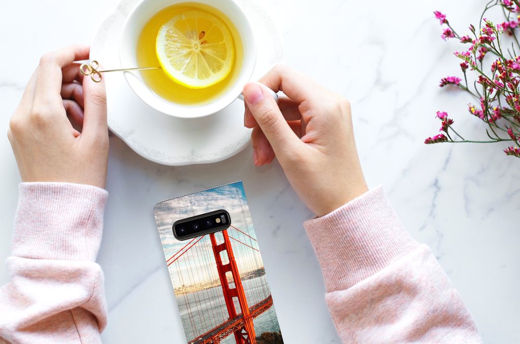 Samsung Galaxy S10 Book Cover Golden Gate Bridge
