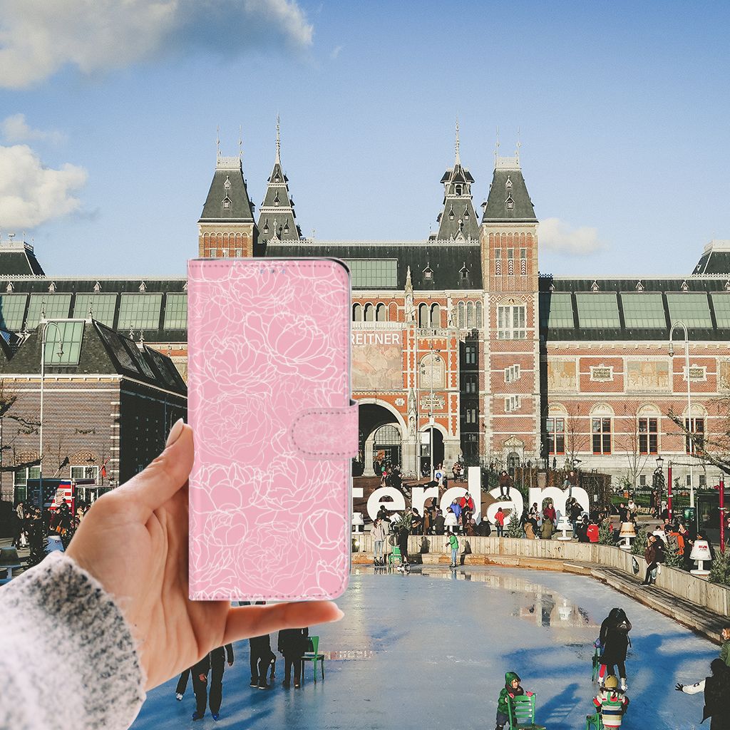 Samsung Galaxy S20 Ultra Hoesje White Flowers