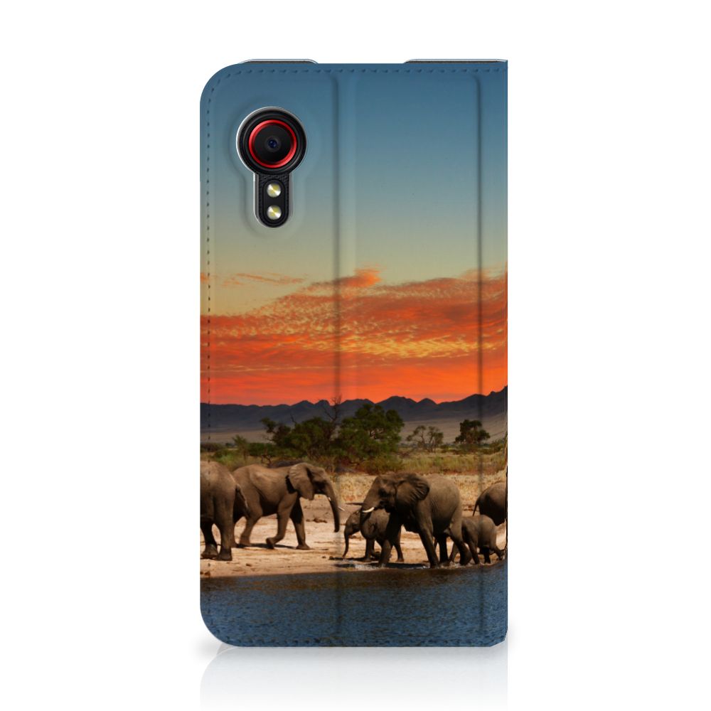 Samsung Galaxy Xcover 5 Hoesje maken Olifanten - B2C Telecom