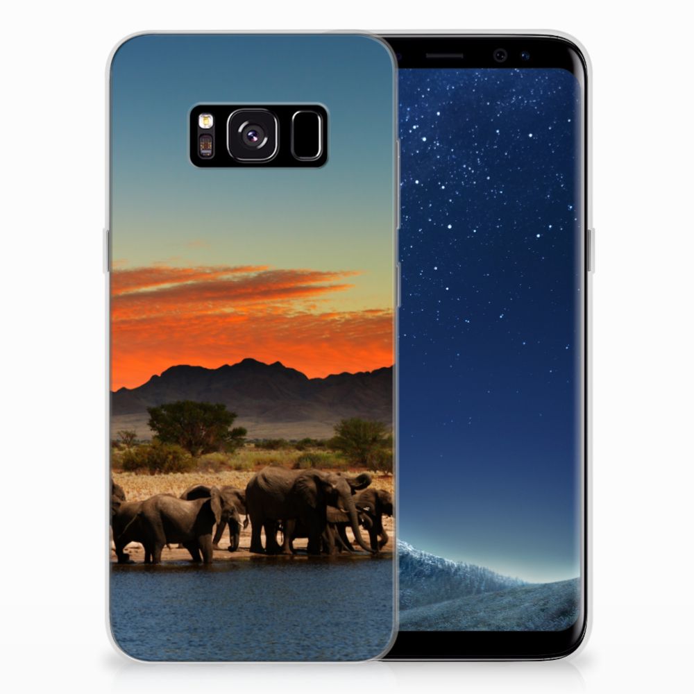 Samsung Galaxy S8 TPU Hoesje Olifanten