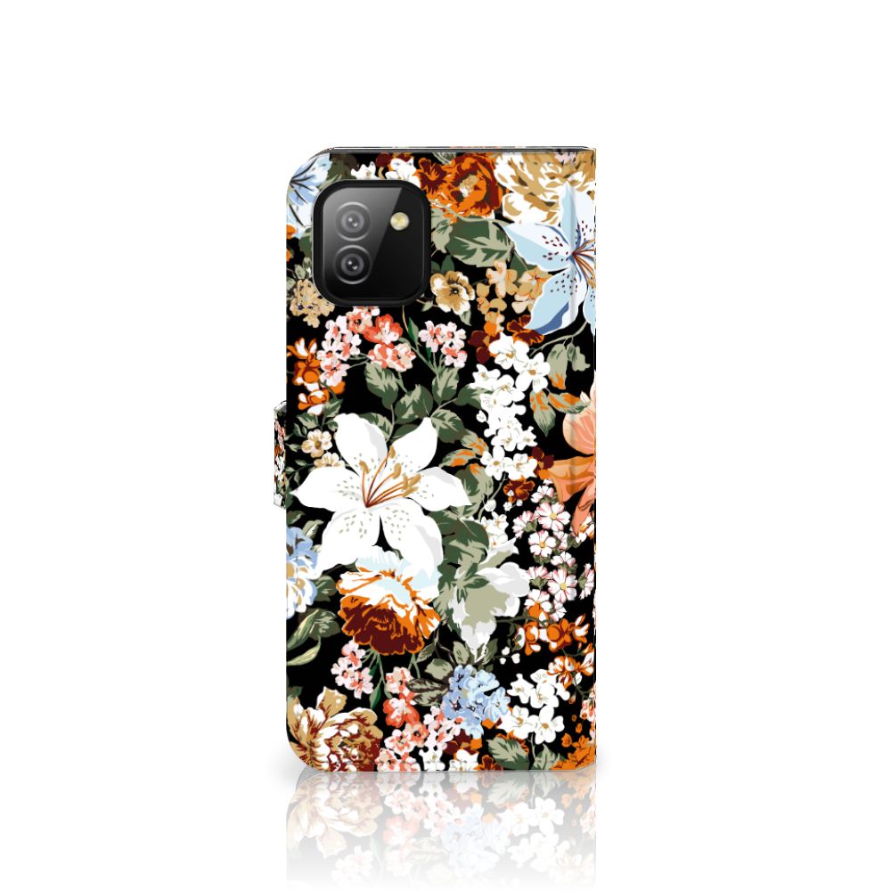 Hoesje voor Samsung Galaxy A03 Dark Flowers