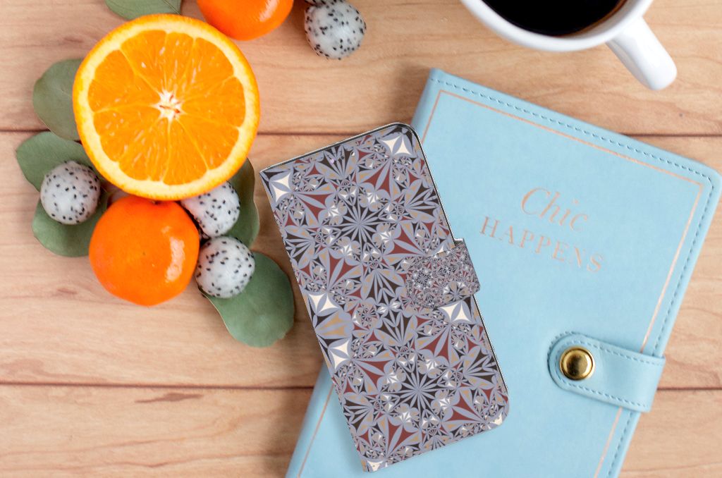 Samsung Galaxy A32 4G Bookcase Flower Tiles