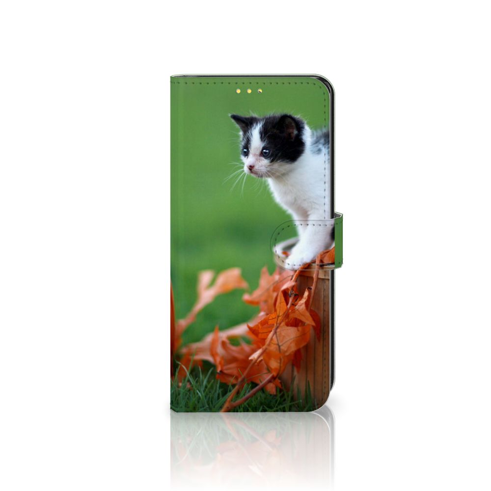 Xiaomi Poco X3 | Poco X3 Pro Telefoonhoesje met Pasjes Kitten