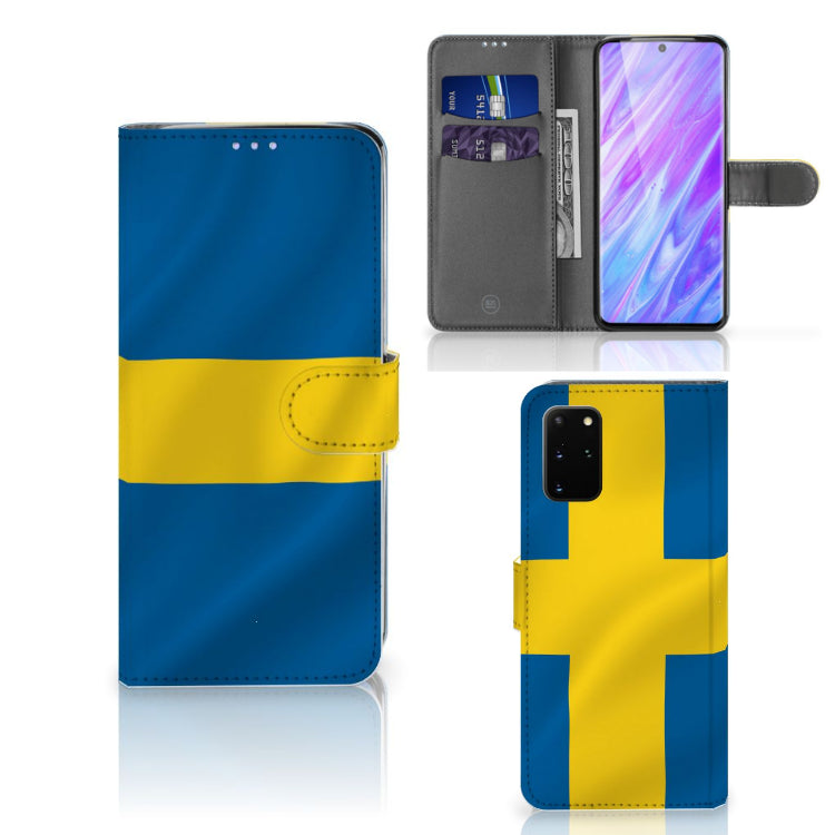 Samsung Galaxy S20 Plus Bookstyle Case Zweden