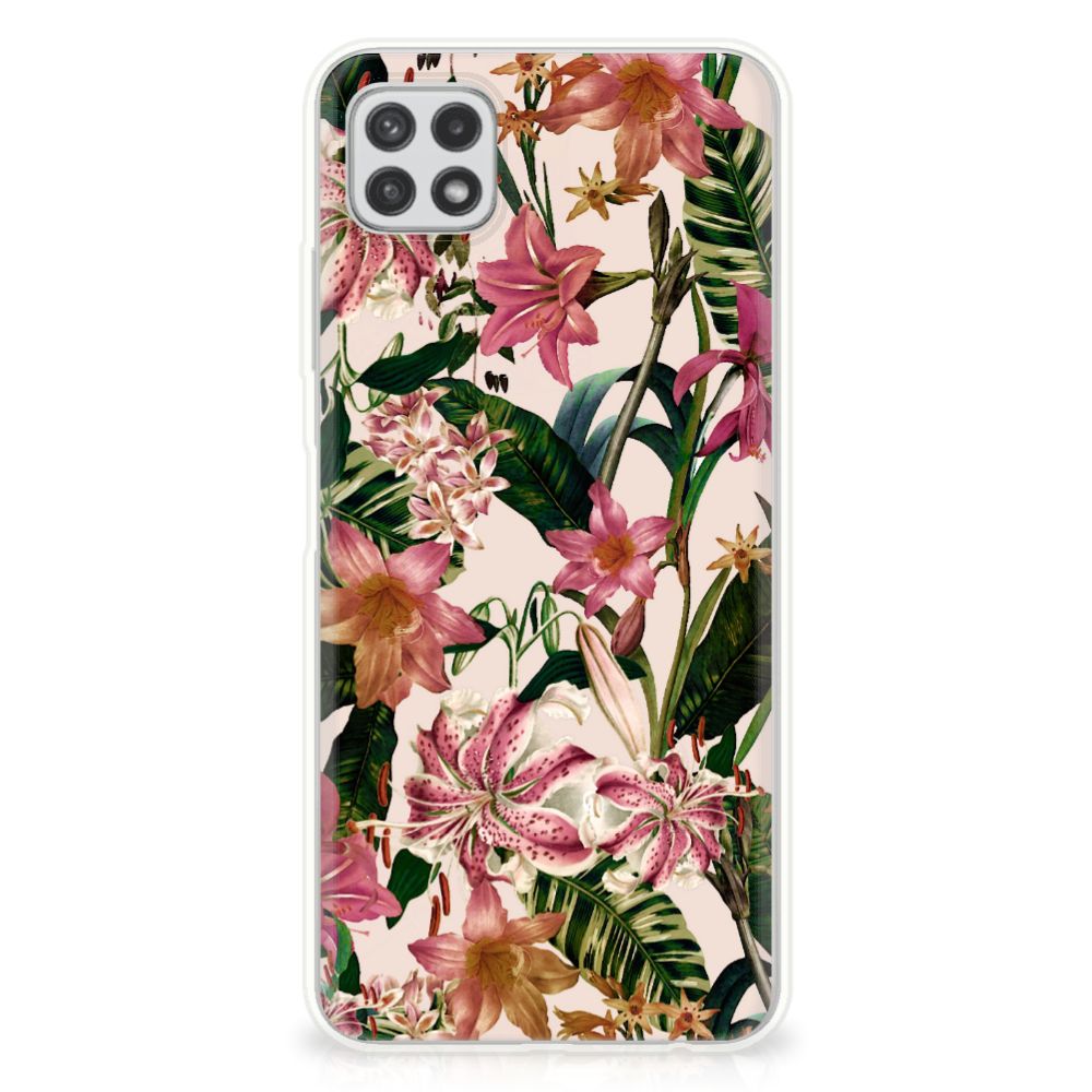 Samsung Galaxy A22 5G TPU Case Flowers