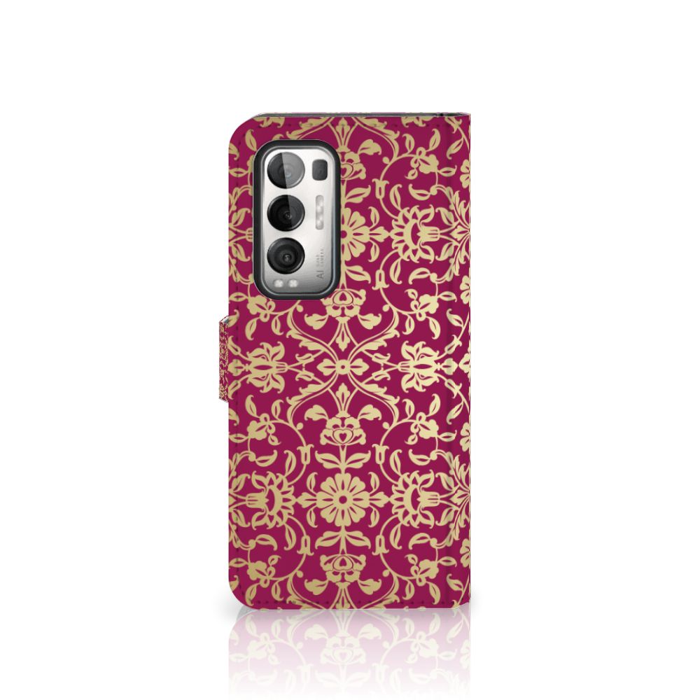 Wallet Case OPPO Find X3 Neo 5G Barok Pink