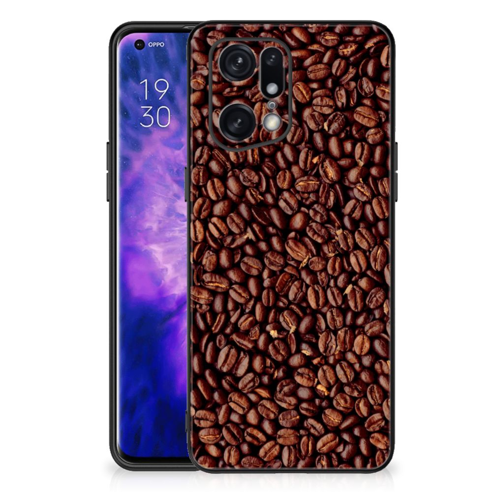 OPPO Find X5 Pro Back Cover Hoesje Koffiebonen B2C Telecom