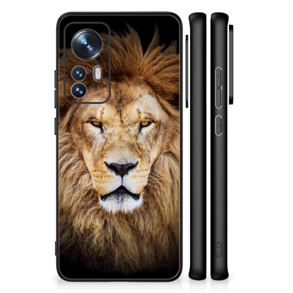 Xiaomi 12 | 12X Dierenprint Telefoonhoesje Leeuw B2C Telecom
