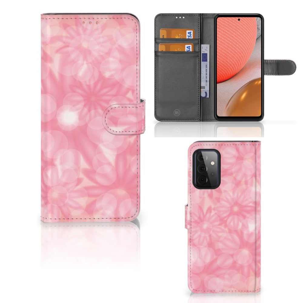 Samsung Galaxy A72 Hoesje Spring Flowers