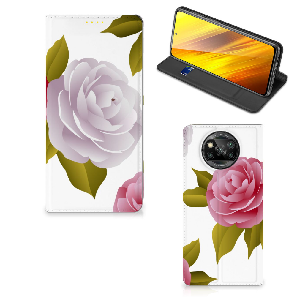 Xiaomi Poco X3 Pro | Poco X3 Smart Cover Roses - B2C Telecom