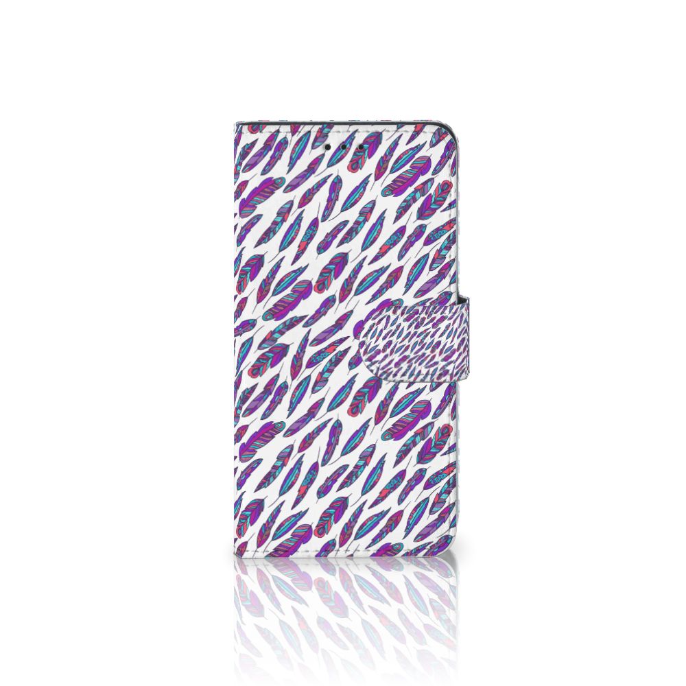 Huawei P10 Lite Telefoon Hoesje Feathers Color