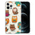 iPhone 12 Pro Max Case Anti-shock Vrolijke Uilen