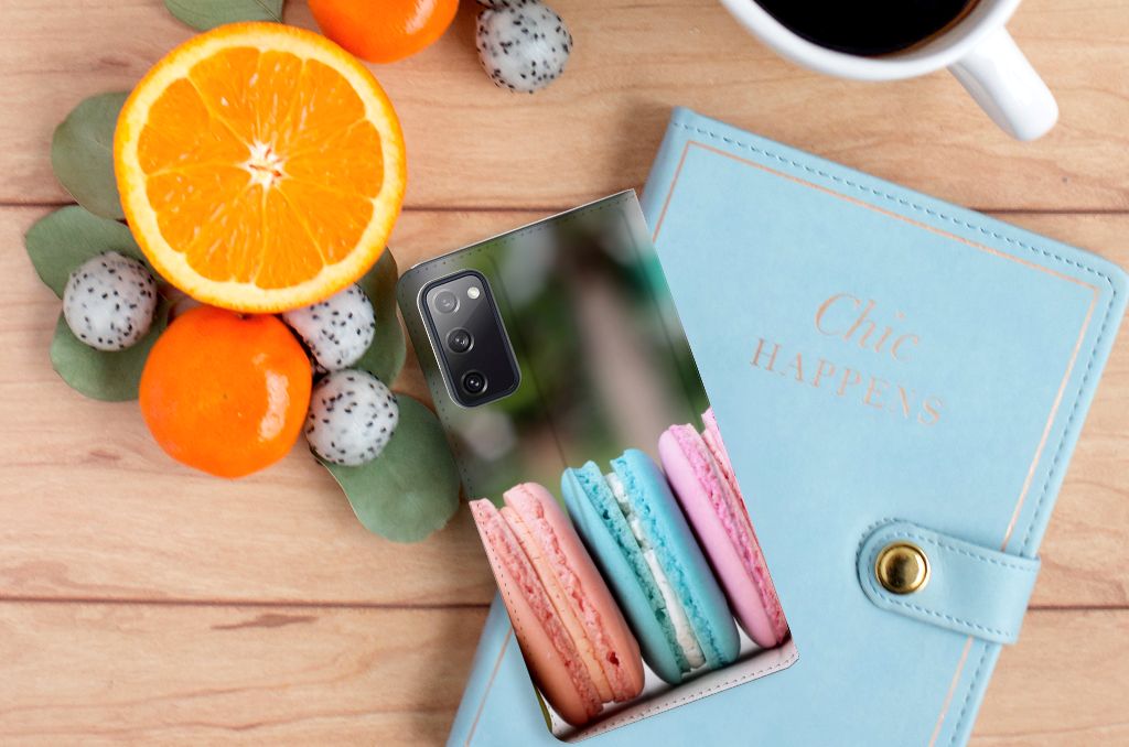 Samsung Galaxy S20 FE Flip Style Cover Macarons