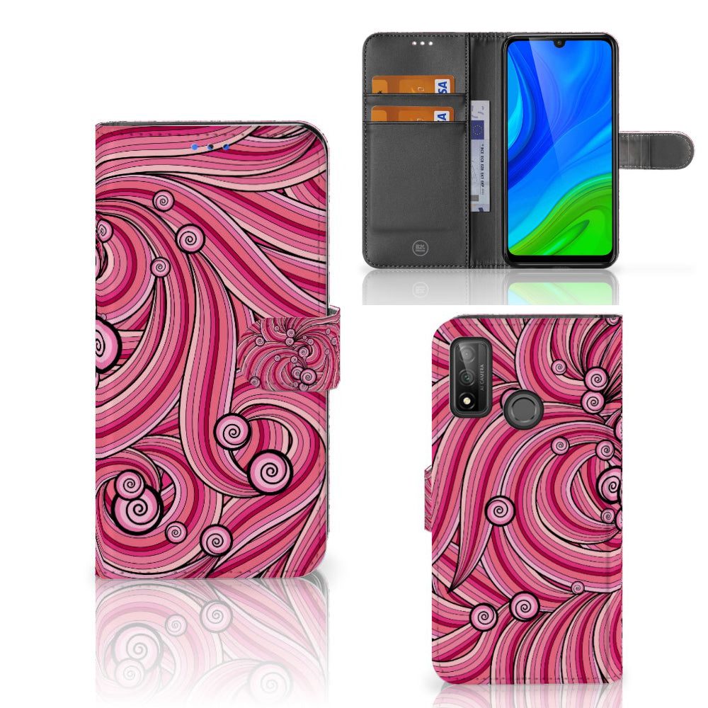 Huawei P Smart 2020 Hoesje Swirl Pink