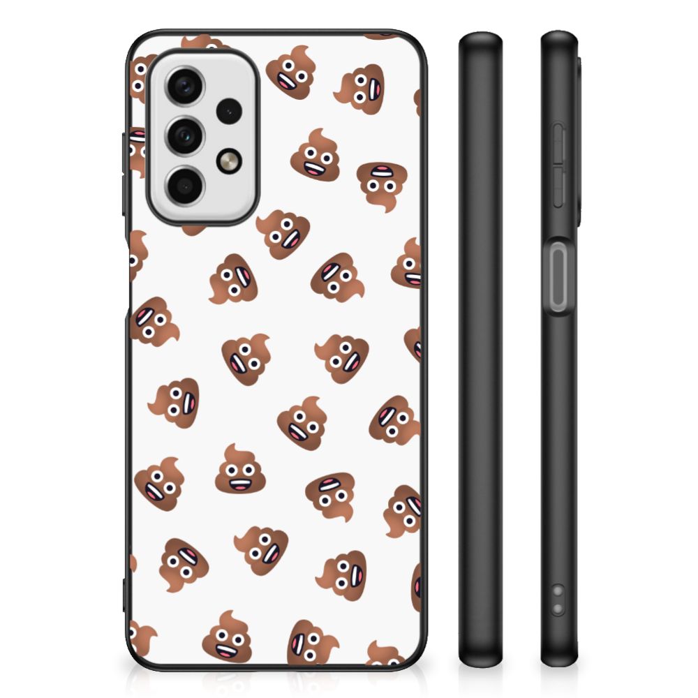 Back Case voor Samsung Galaxy A23 Poep Emojis B2C Telecom