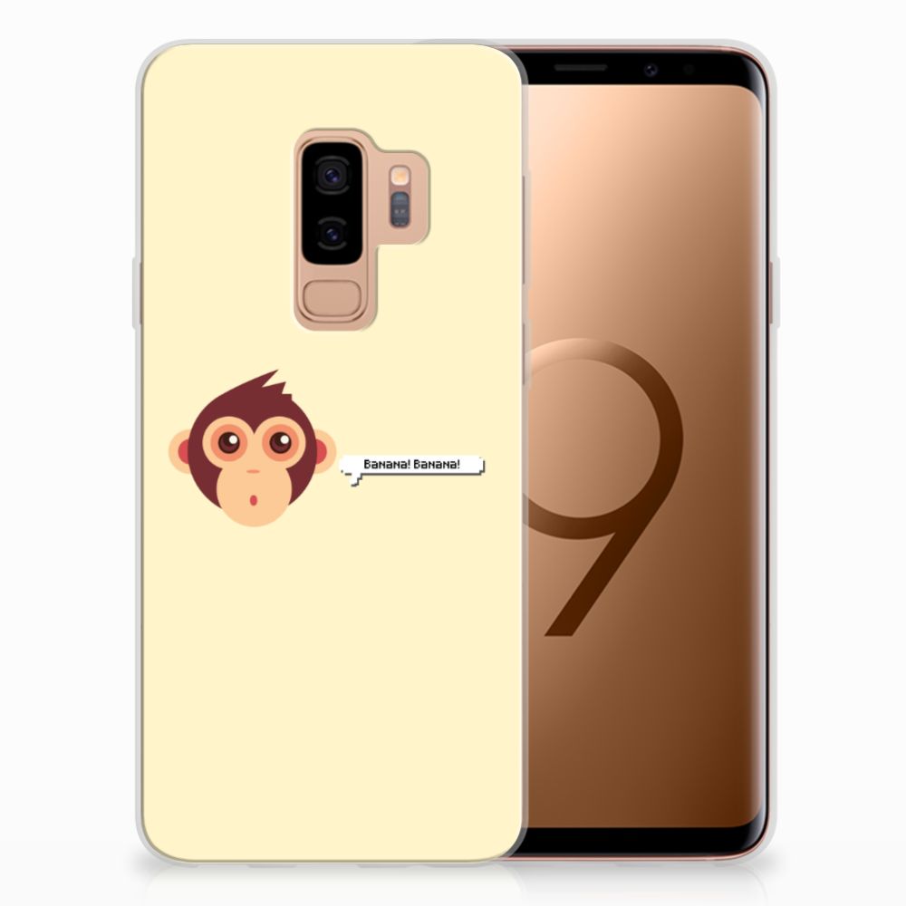 Samsung Galaxy S9 Plus Telefoonhoesje met Naam Monkey