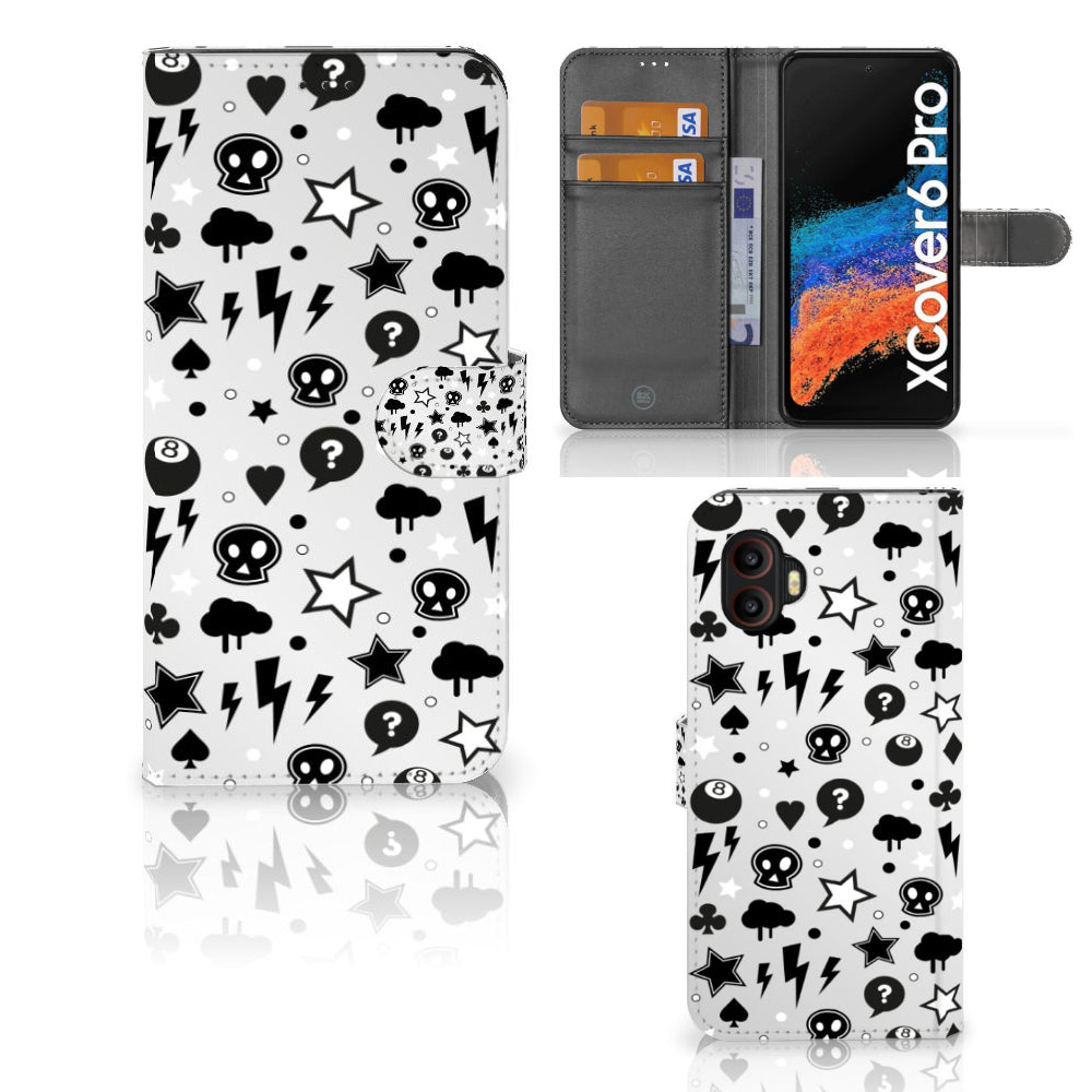 Telefoonhoesje met Naam Samsung Galaxy Xcover 6 Pro Silver Punk