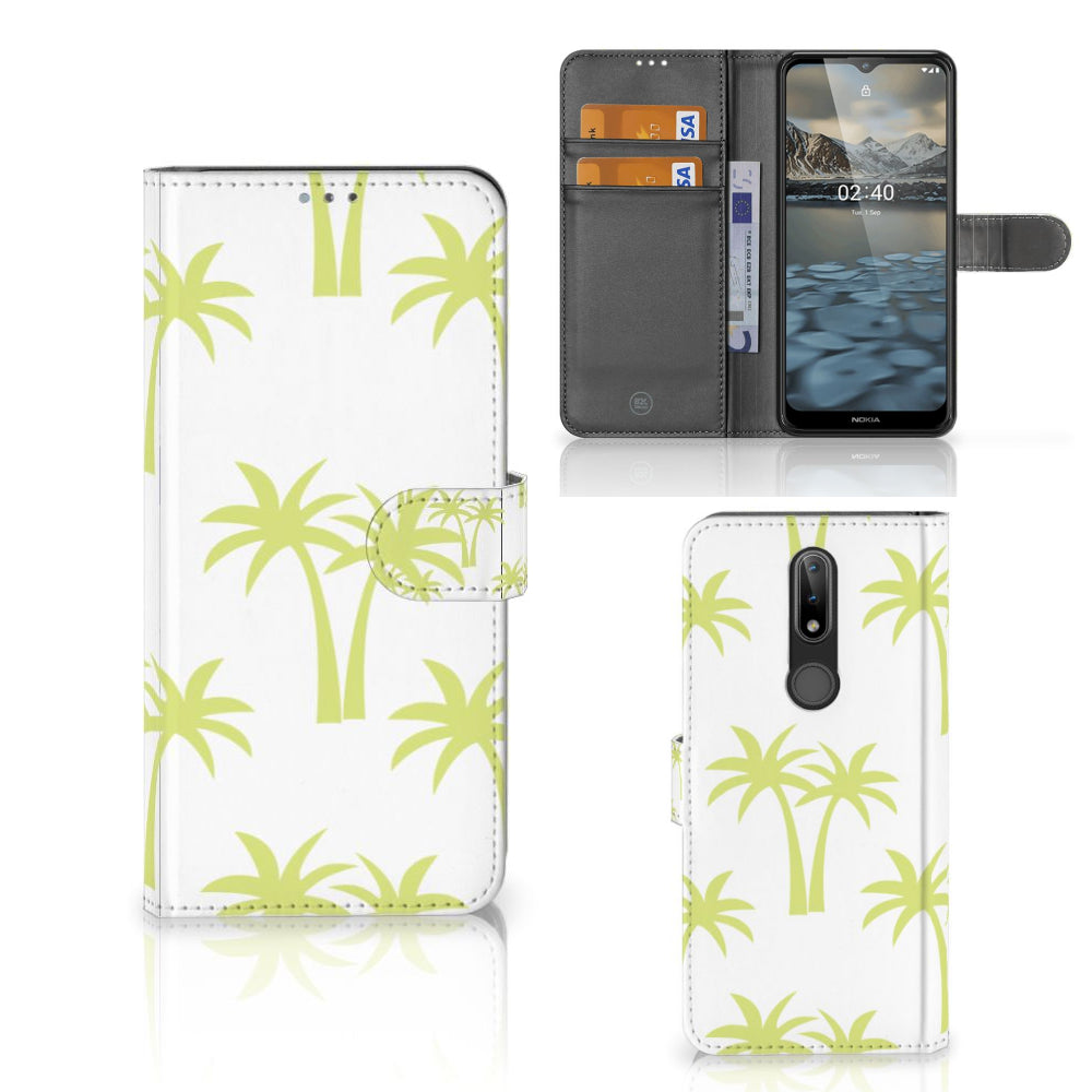 Nokia 2.4 Hoesje Palmtrees