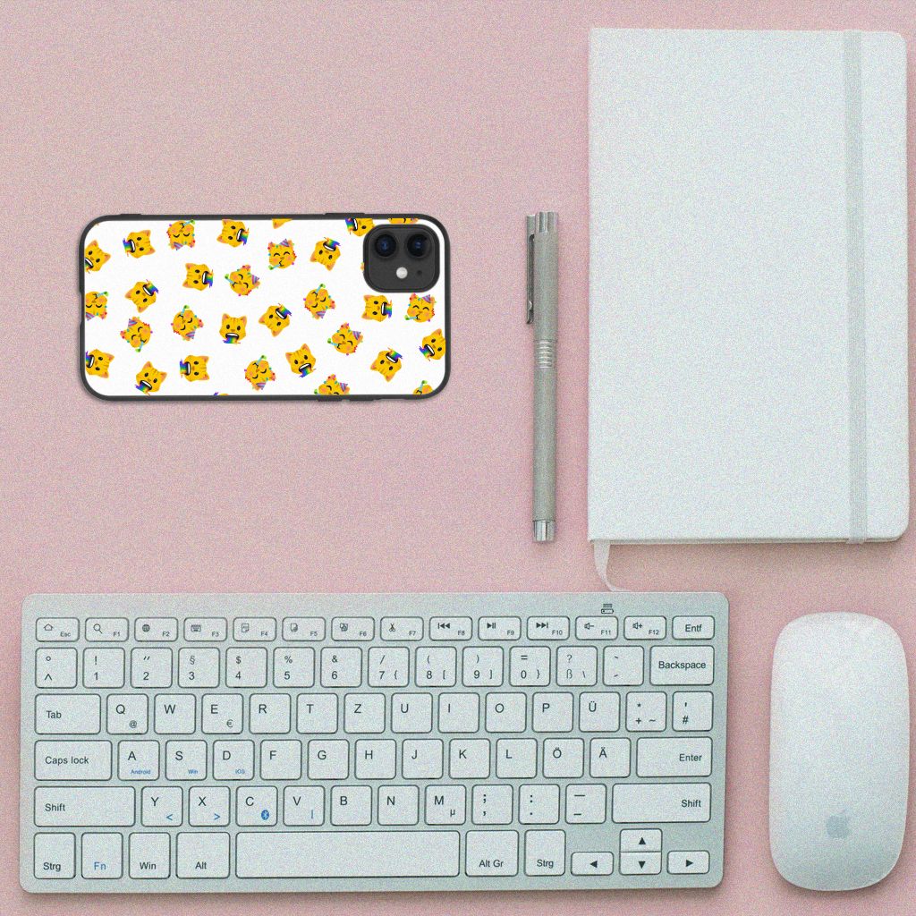 Back Case voor iPhone 11 Katten Emojis B2C Telecom