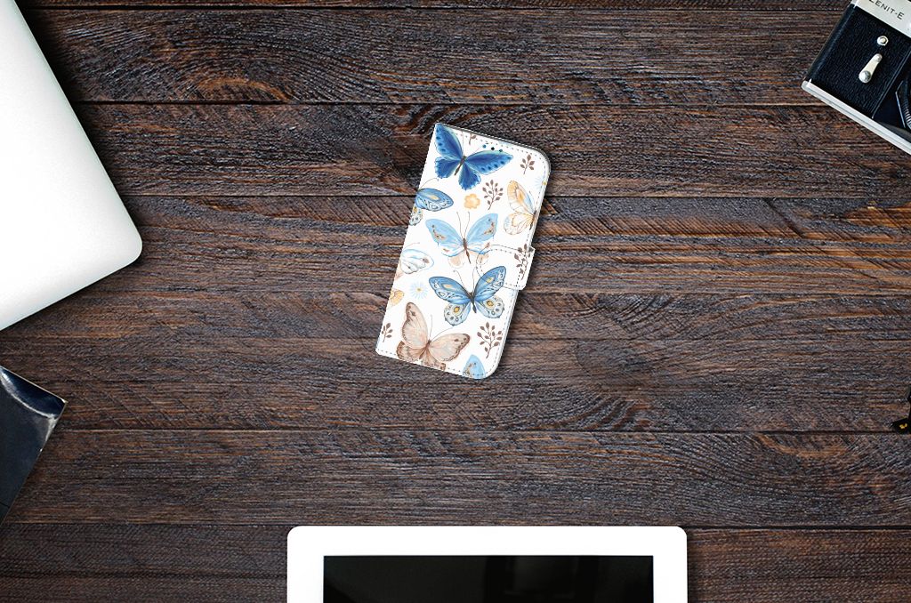 Telefoonhoesje met Pasjes voor iPhone 14 Pro Vlinder