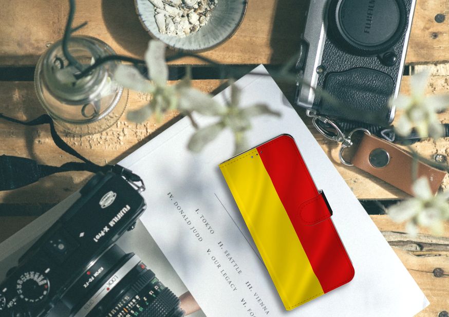 Samsung Galaxy A20s Bookstyle Case Belgische Vlag