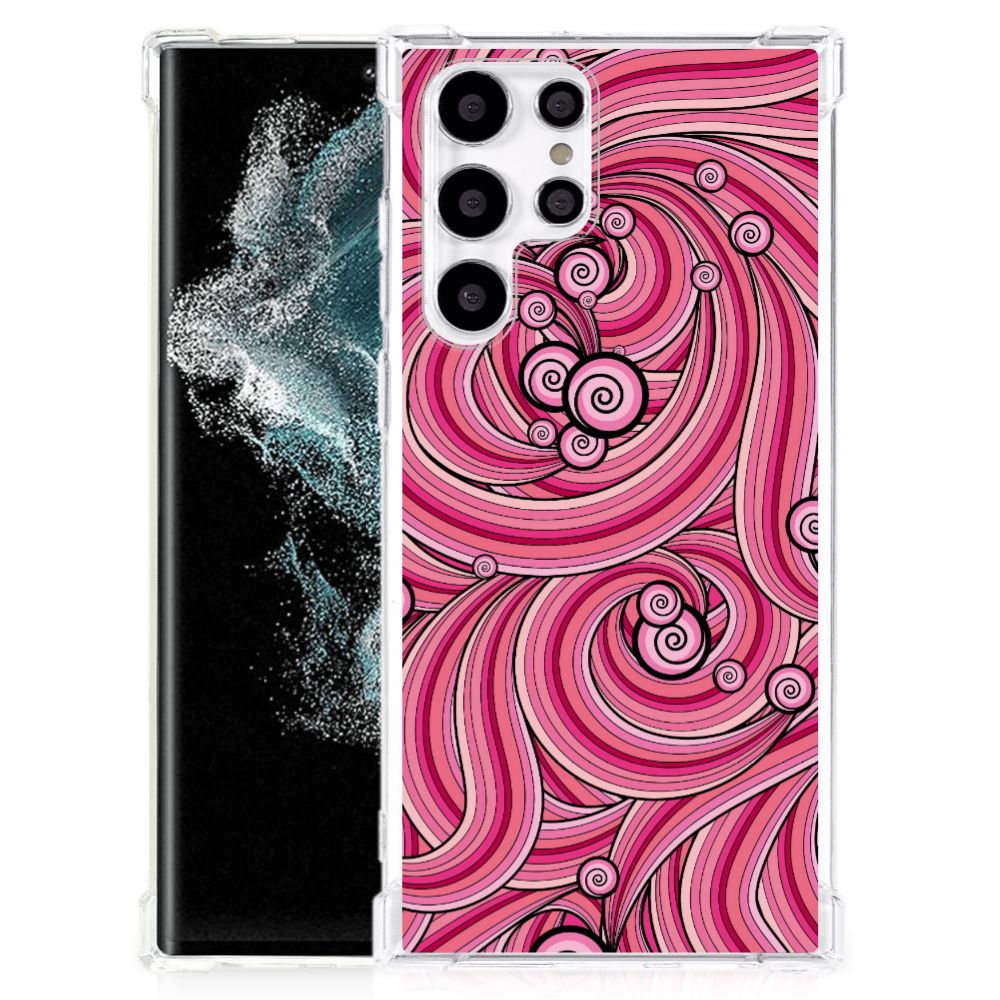 Samsung Galaxy S22 Ultra Back Cover Swirl Pink B2C Telecom