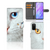 Samsung Galaxy S20 Telefoonhoesje met Pasjes Witte Kat