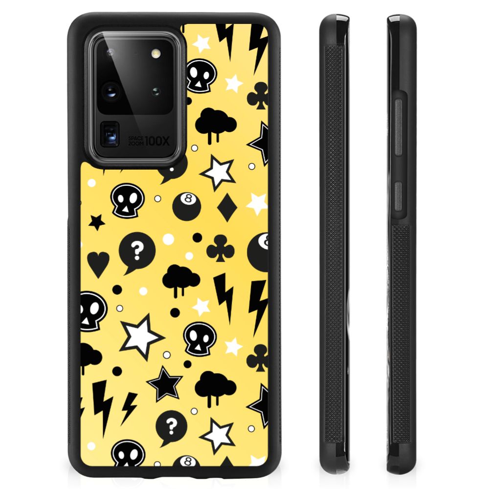Mobiel Case Samsung Galaxy S20 Ultra Punk Geel B2C Telecom