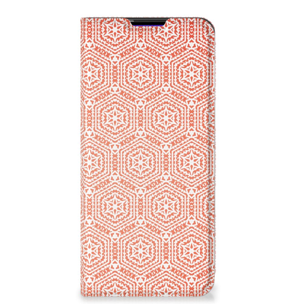 Samsung Galaxy A03s Hoesje met Magneet Pattern Orange - B2C Telecom