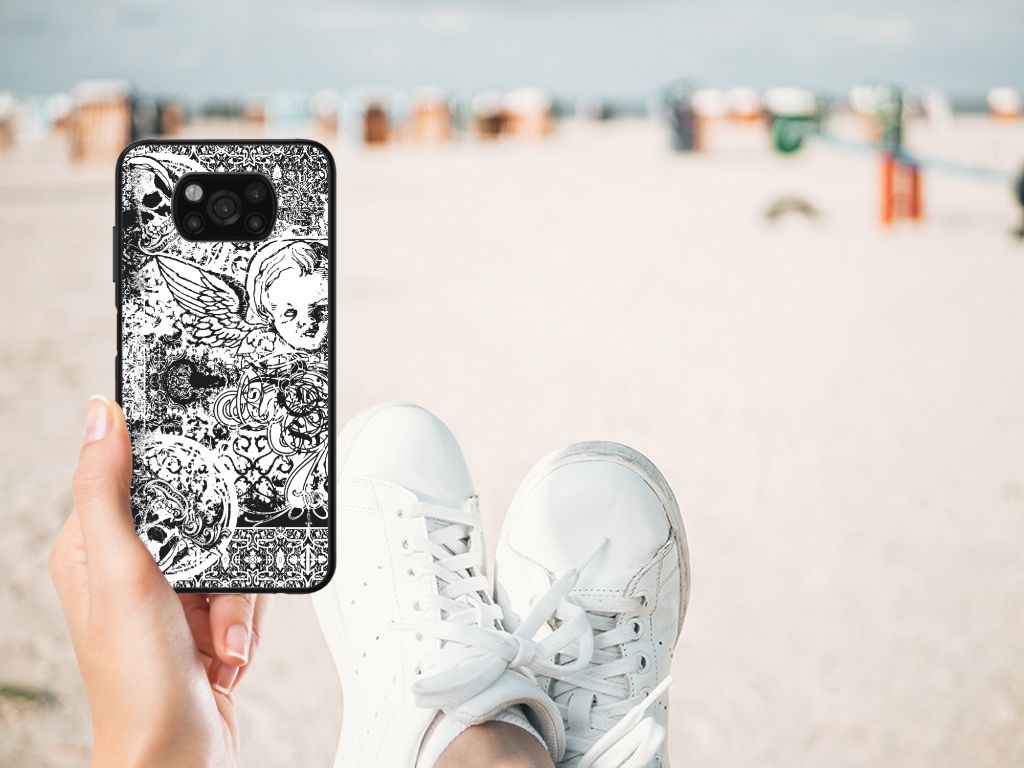 Telefoonhoesje Xiaomi Poco X3 | X3 Pro Skulls Angel B2C Telecom