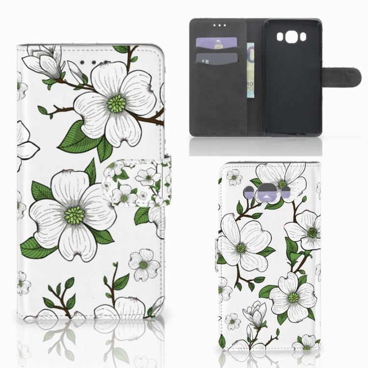Samsung Galaxy J7 2016 Hoesje Dogwood Flowers