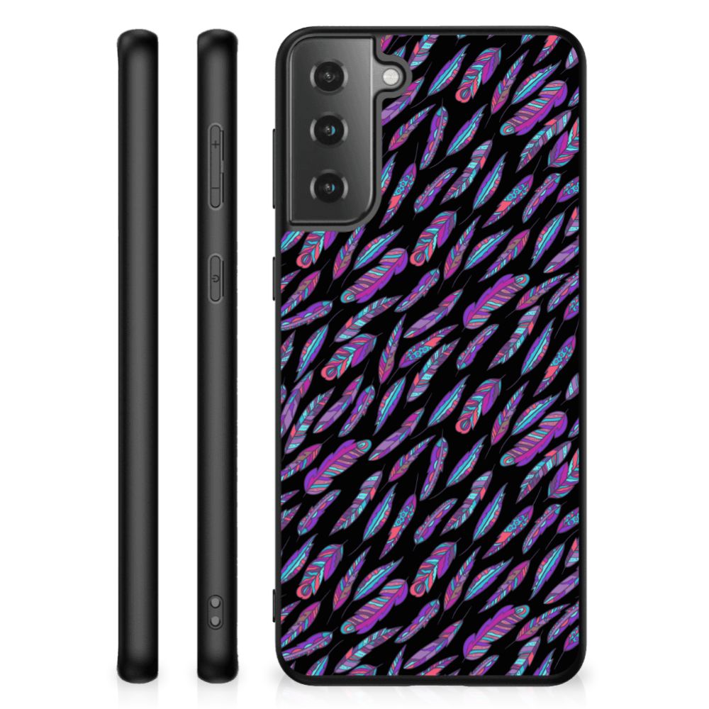 Samsung Galaxy S21 Plus Back Case Feathers Color B2C Telecom