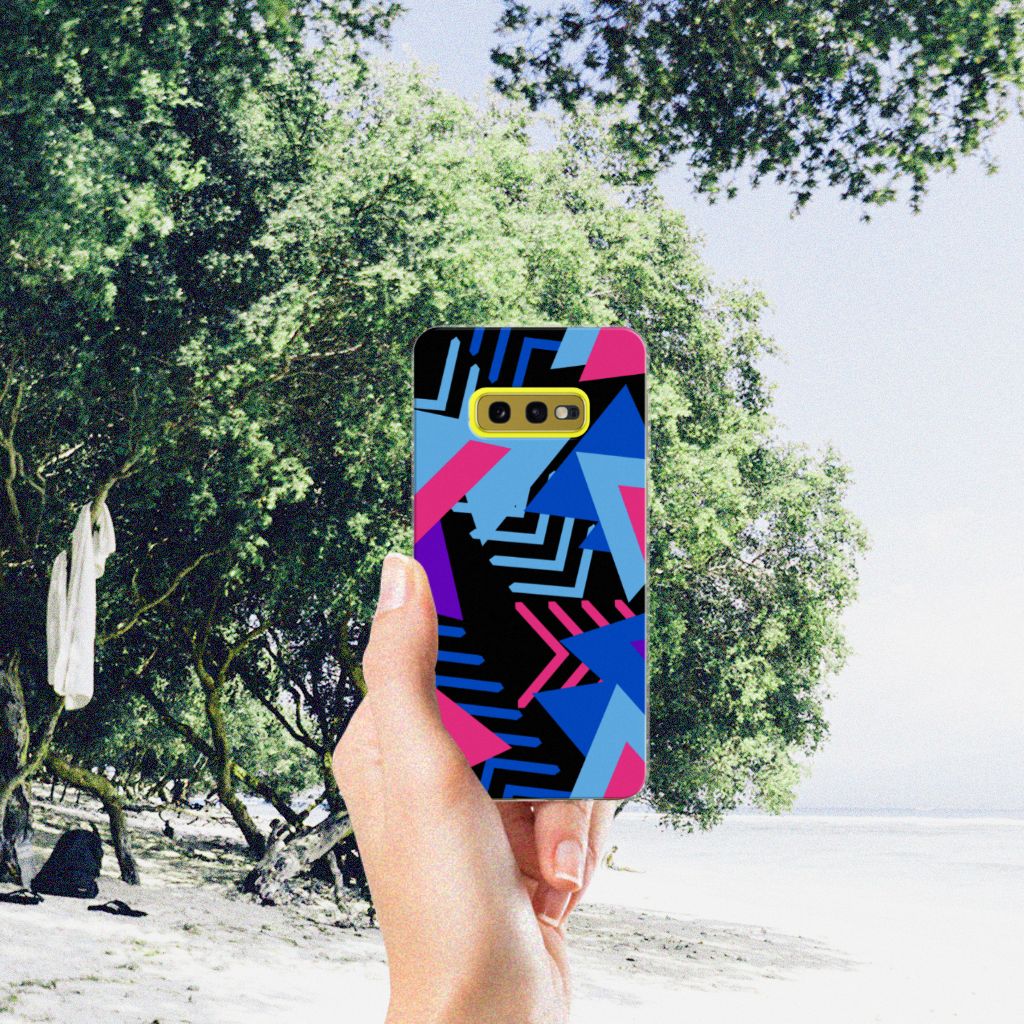 Samsung Galaxy S10e TPU Hoesje Funky Triangle