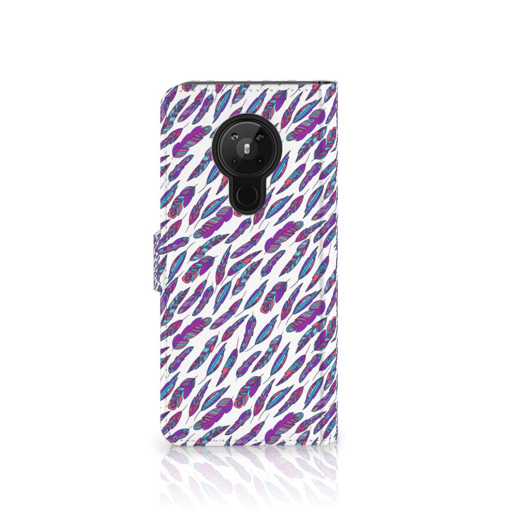 Nokia 5.3 Telefoon Hoesje Feathers Color