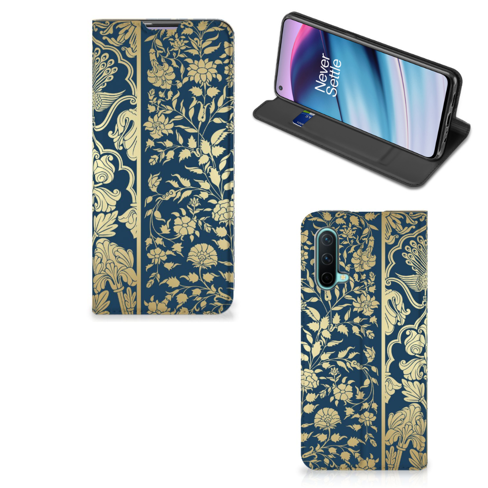 OnePlus Nord CE 5G Smart Cover Beige Flowers - B2C Telecom