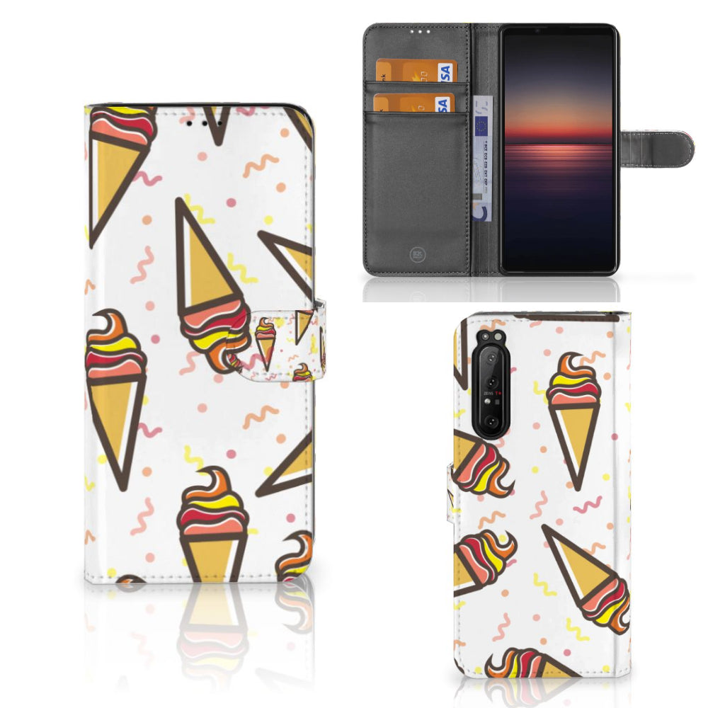 Sony Xperia 1 II Book Cover Icecream