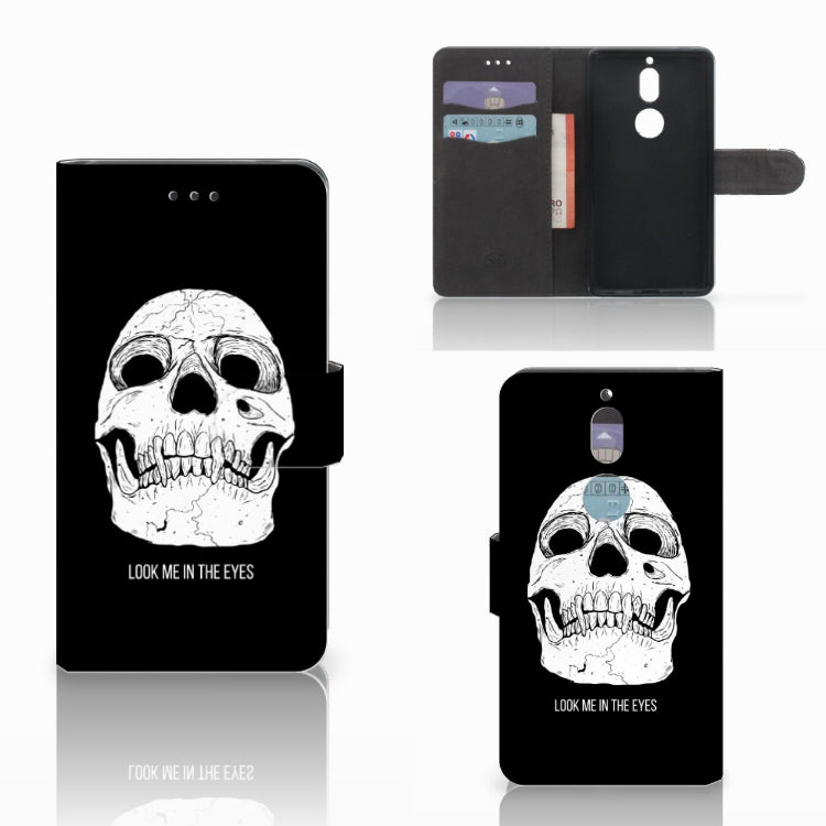 Telefoonhoesje met Naam Nokia 7 Skull Eyes