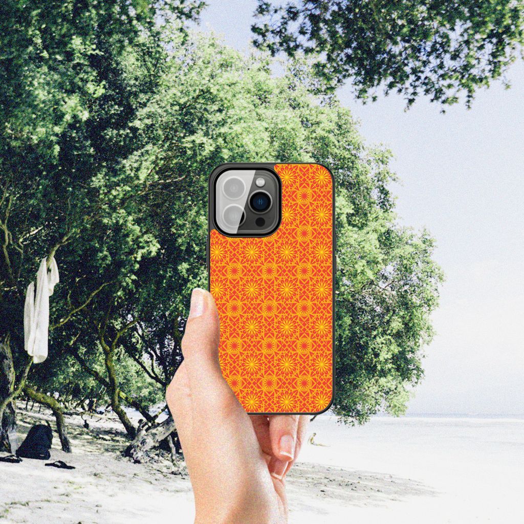 iPhone 13 Pro Back Case Batik Oranje B2C Telecom