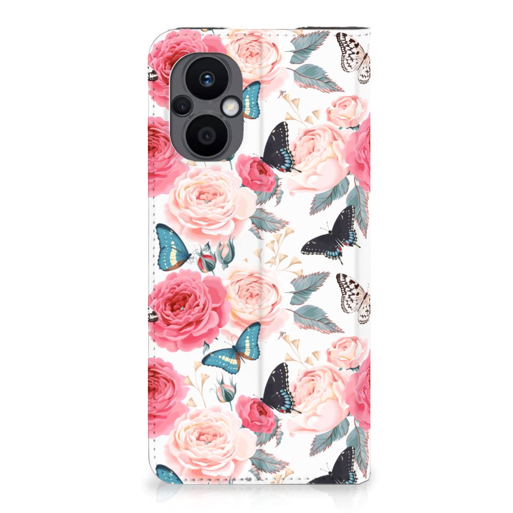 OPPO Reno8 Lite Smart Cover Butterfly Roses - B2C Telecom