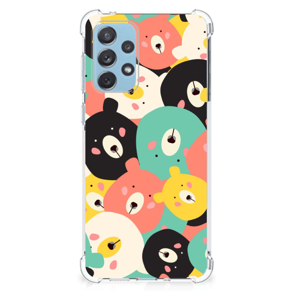 Samsung Galaxy A73 Stevig Bumper Hoesje Bears B2C Telecom