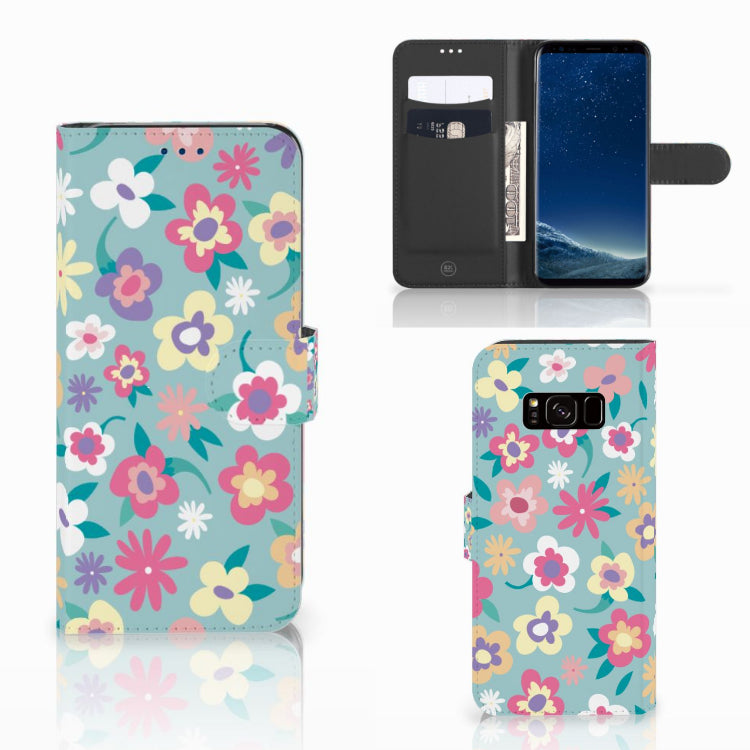 Samsung Galaxy S8 Hoesje Flower Power