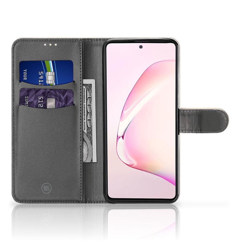 Samsung Note 10 Lite Flip Cover Wereldkaart