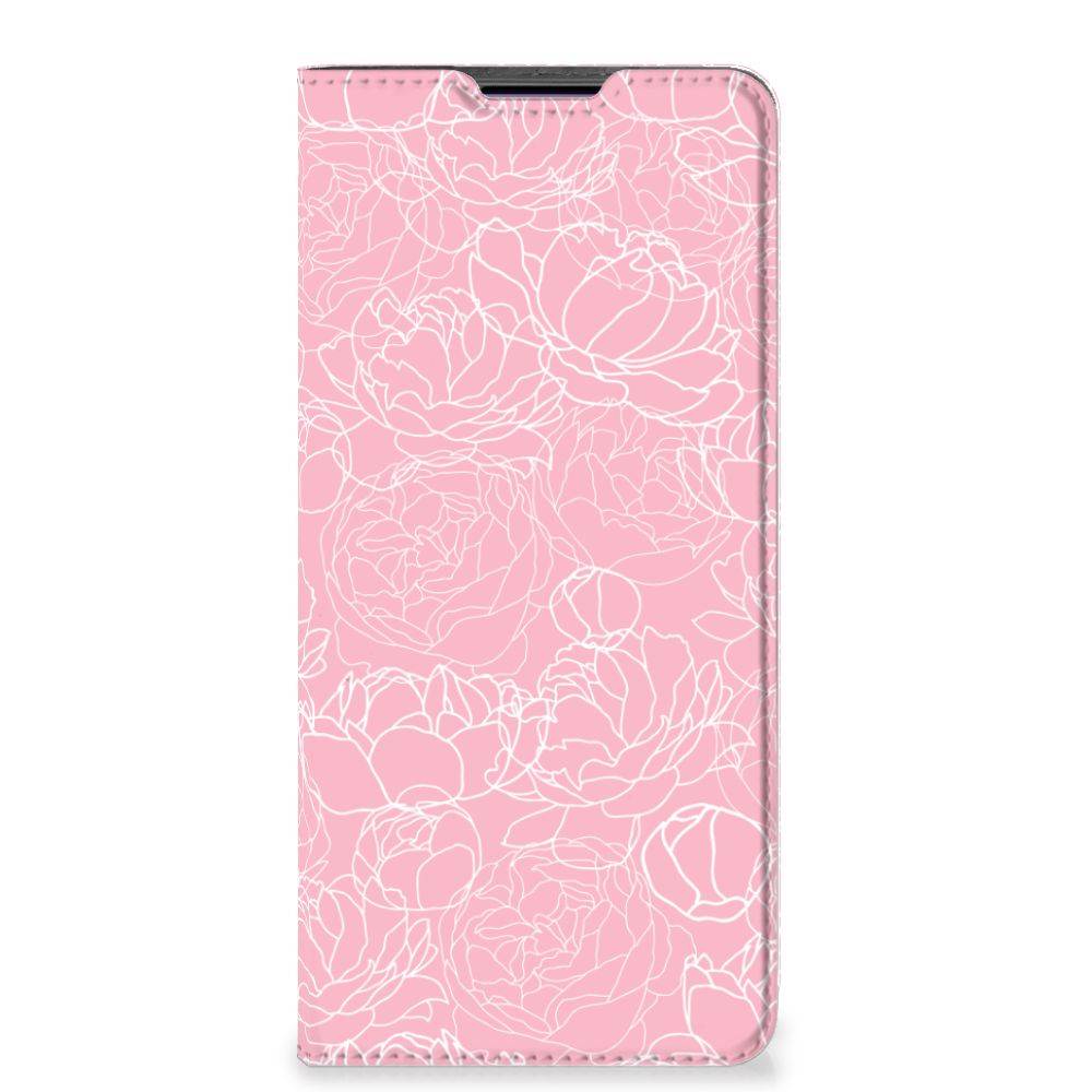 Motorola Edge 30 Pro Smart Cover White Flowers - B2C Telecom