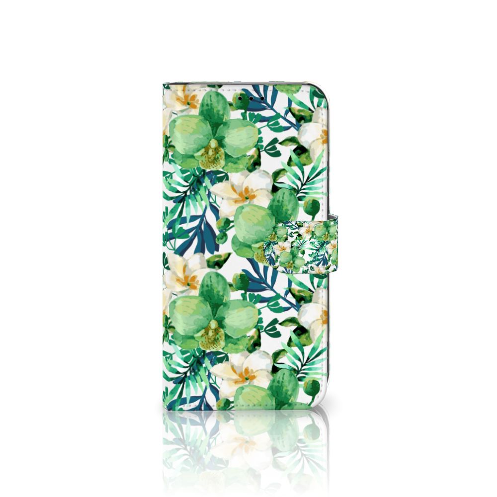 Apple iPhone Xs Max Hoesje Orchidee Groen