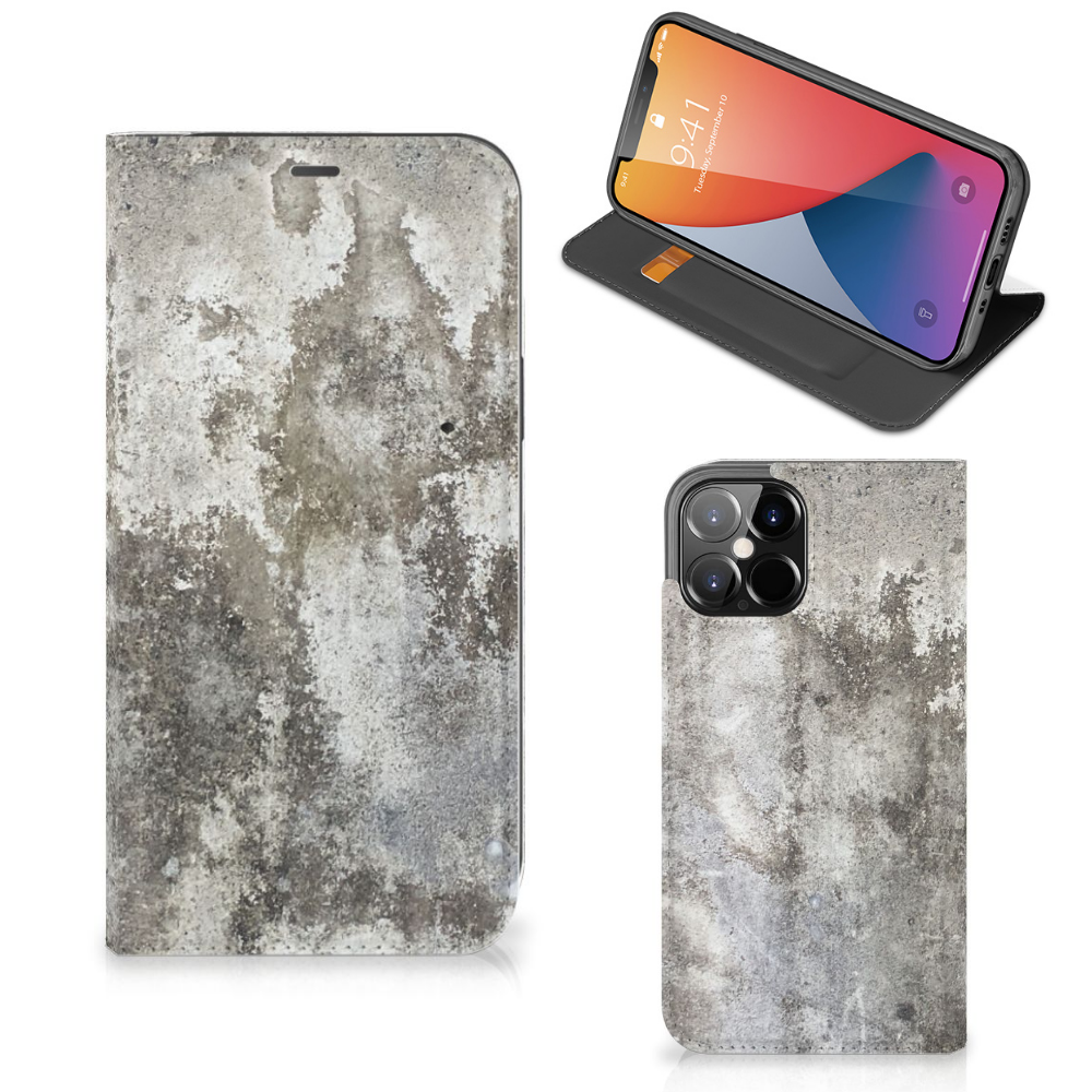 iPhone 12 Pro Max Standcase Beton Print - B2C Telecom