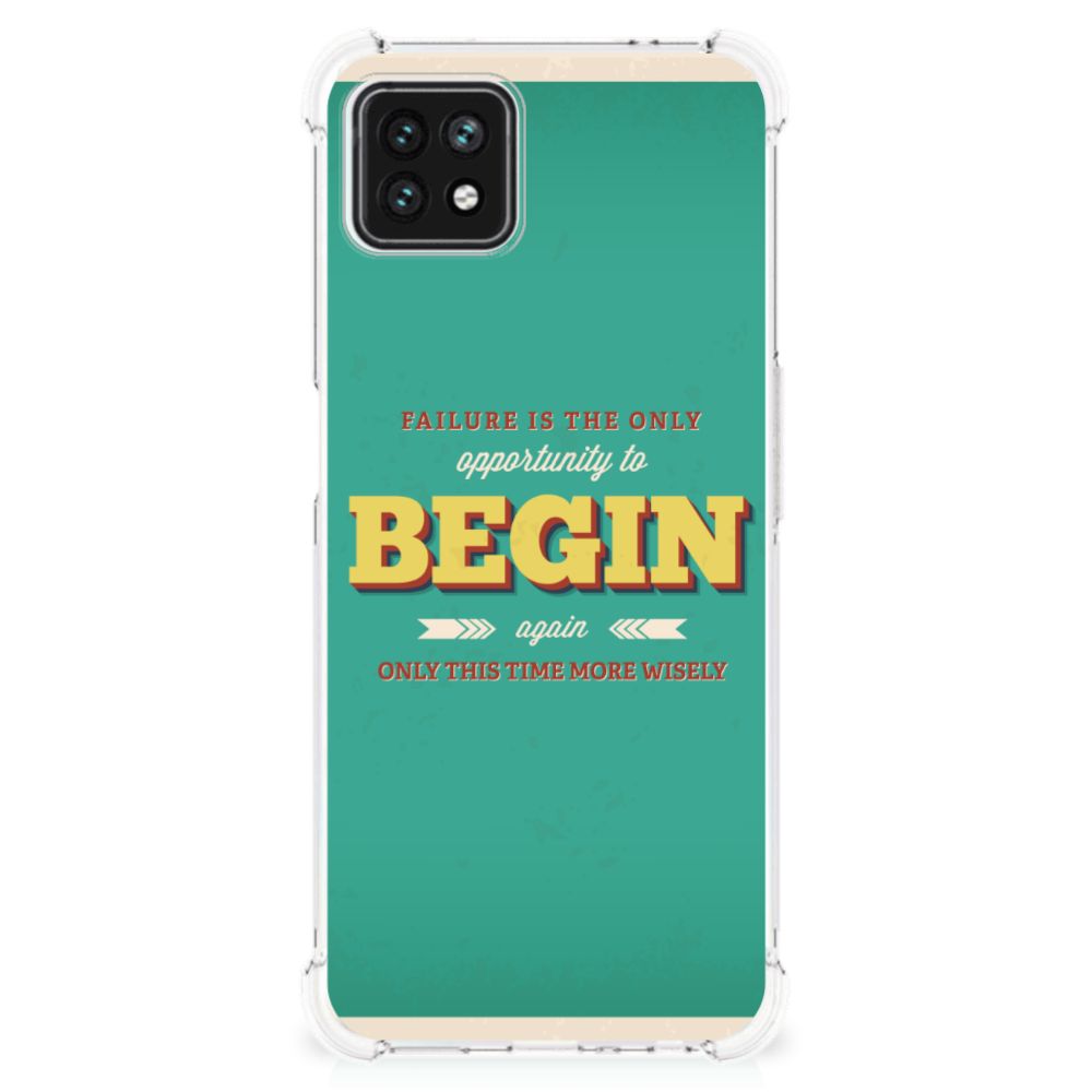 OPPO A53 5G | A73 5G Telefoonhoesje met tekst Quote Begin