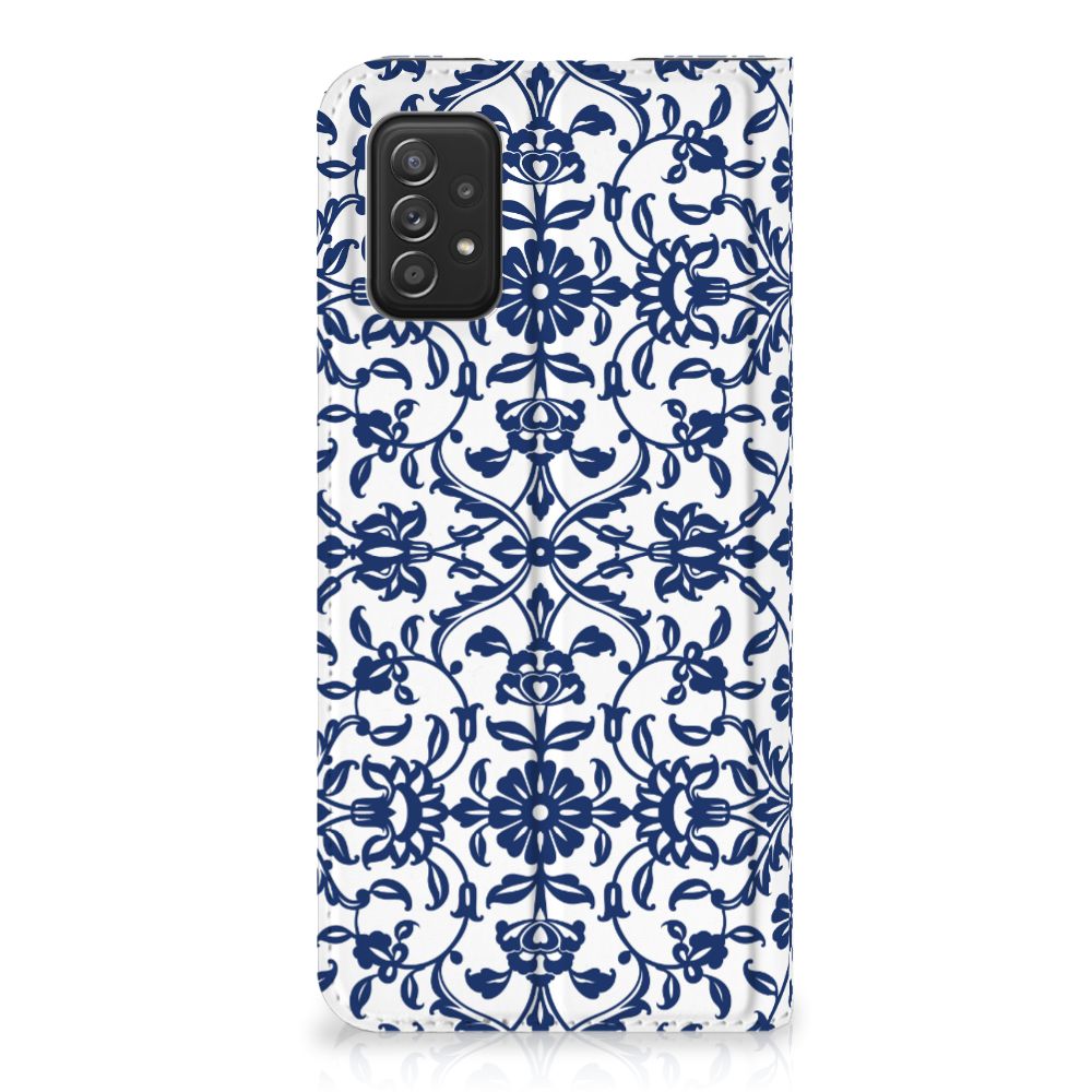 Samsung Galaxy A03s Smart Cover Flower Blue - B2C Telecom