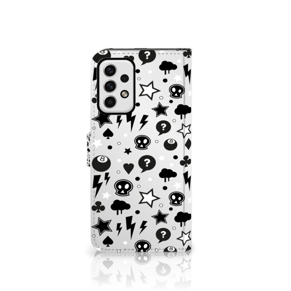 Telefoonhoesje met Naam Samsung Galaxy A23 Silver Punk